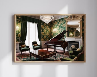 Klavier Parlor Puzzle: Elegantes Vintage Design