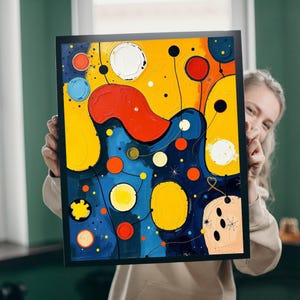 Colorful Abstract Art Puzzle, 110, 252, 520, 1014-piece Jigsaw Game for Family or Solo Fun, Puzzle Lover Gift Idea, Mindfulness Activity