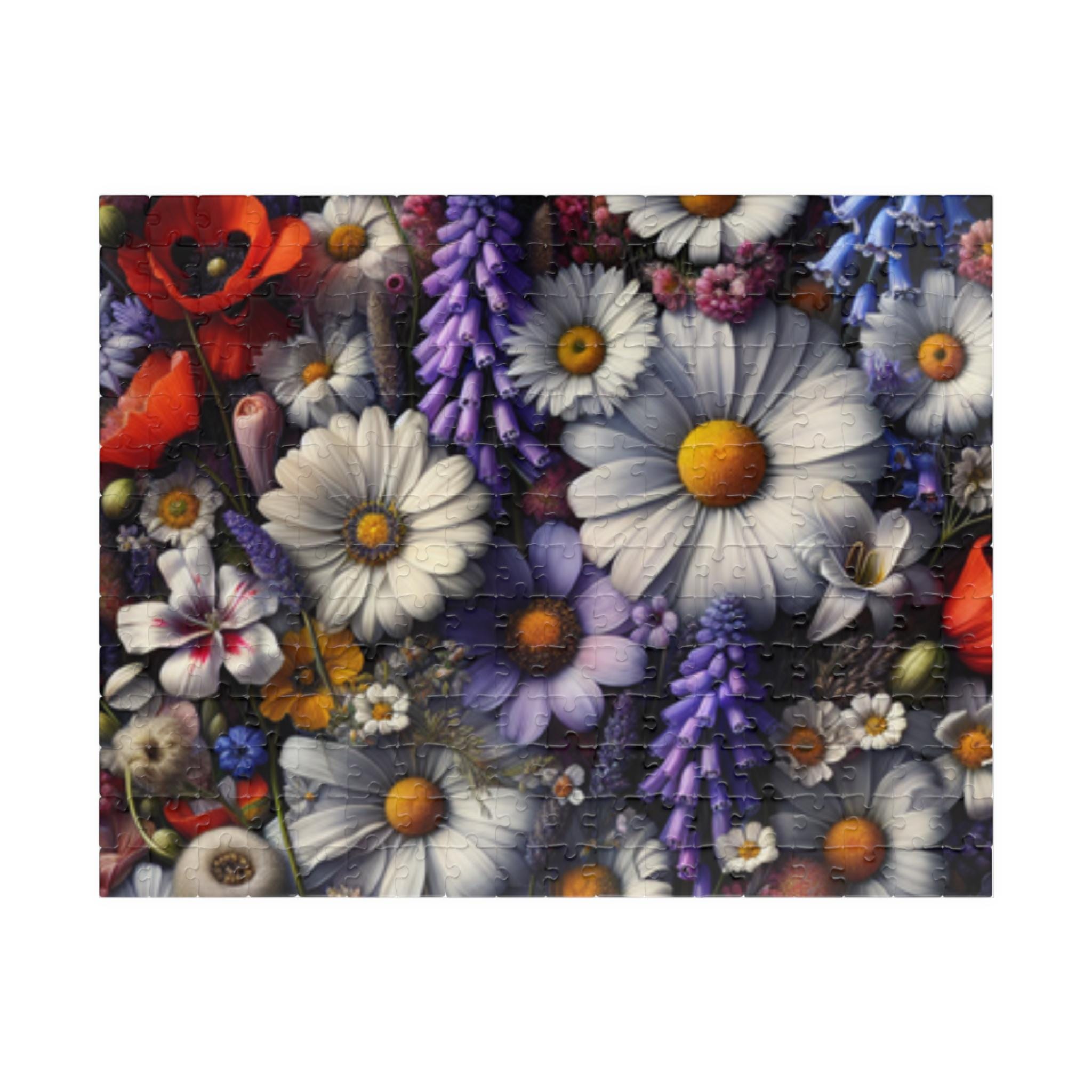 Blumen-Puzzle 1000 Teile – Buntes Kunst-Puzzle Mit Sonnenblumen & Rosen, 70 X 50 Cm, Für Erwachsene