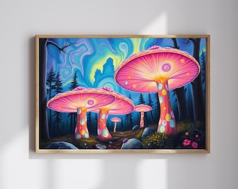 Zauberpilz Puzzle: Zauberhafte Fantasy Kunst