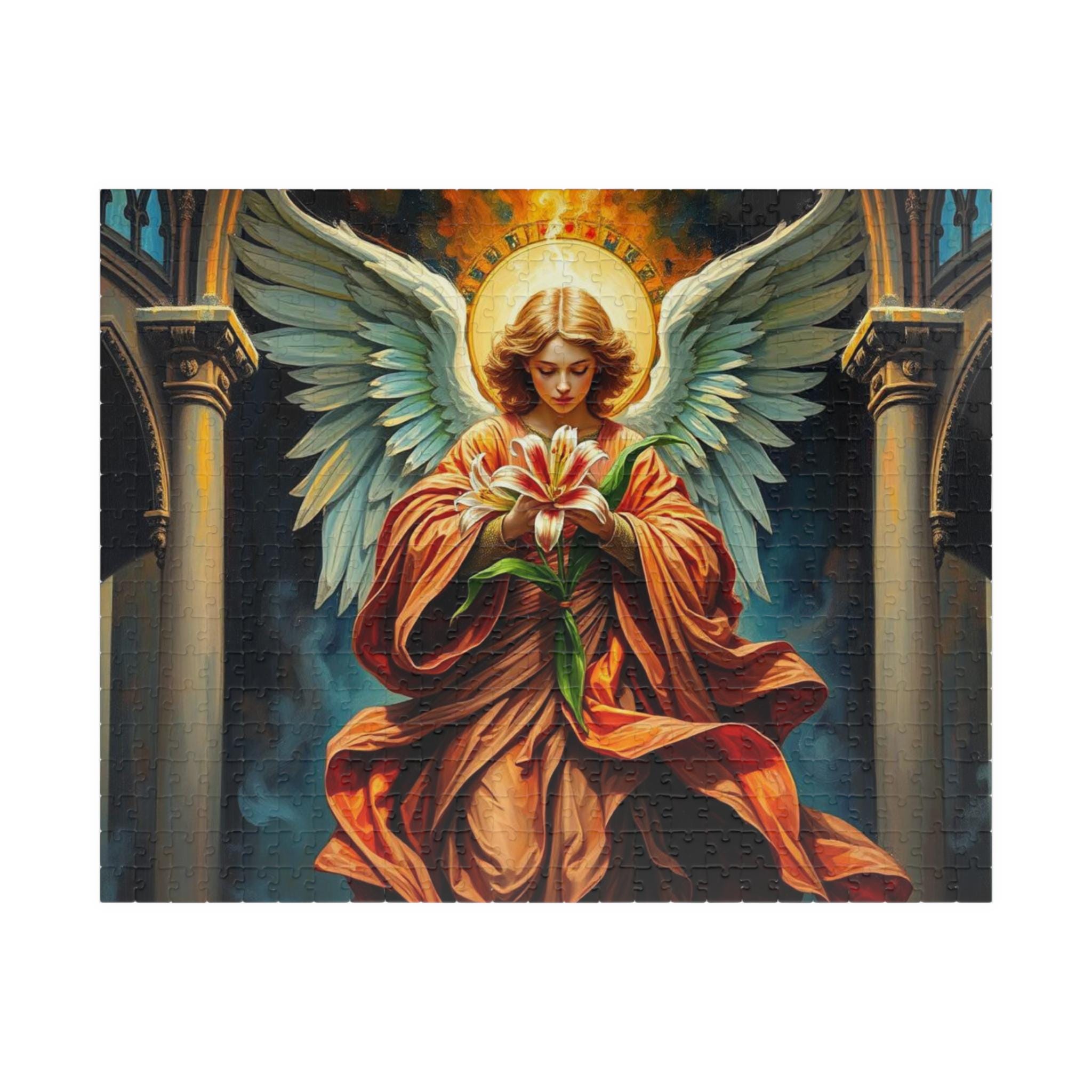 Divine Messenger Angel Jigsaw Puzzle: Gothic Art Gift - Etsy