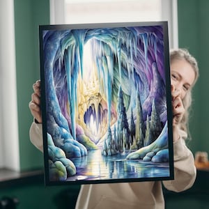 Ice Cave Jigsaw Puzzle: Trippy Fantasy Game for Adults