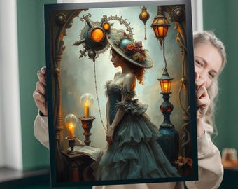 Steampunk Puzzle: Enchanting Art Design, Family Game Night
