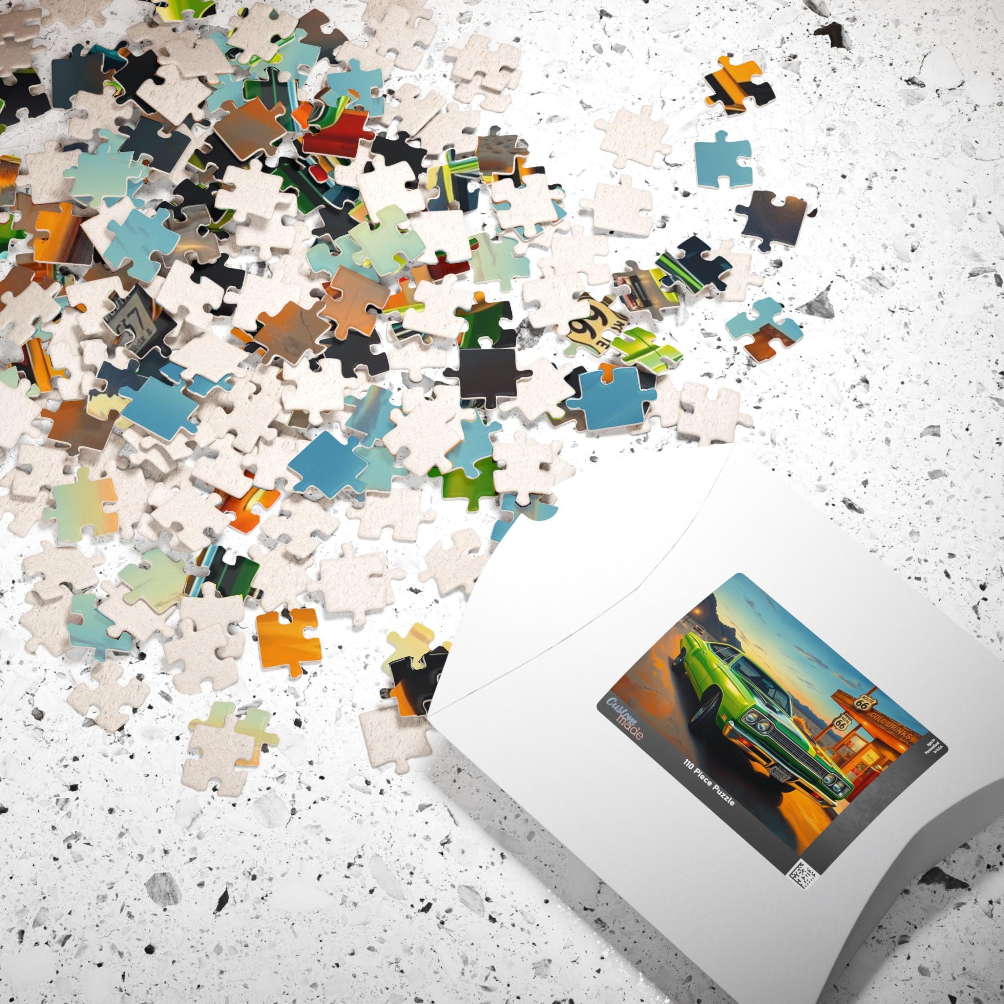 ヴィンテージルート66カージグソーパズル：1969年ロードランナーの