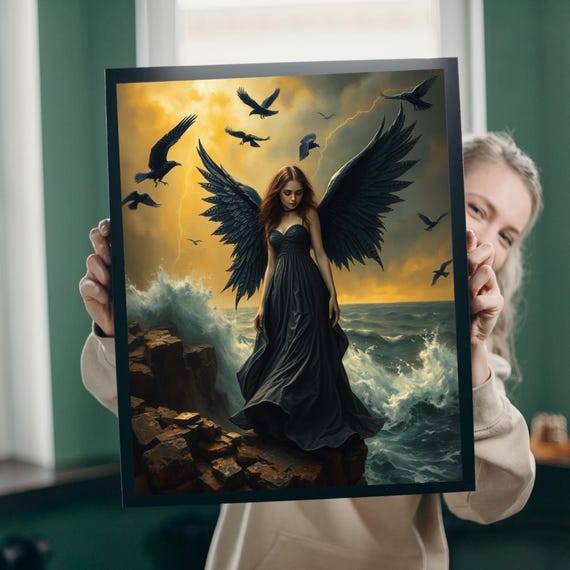 神秘的な天使のジグソーパズル：ファンタジーアート、リラクゼーション