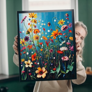 Blumen Wildblumen Puzzle: Entspannende Familienaktivität (110-1014 Teile)