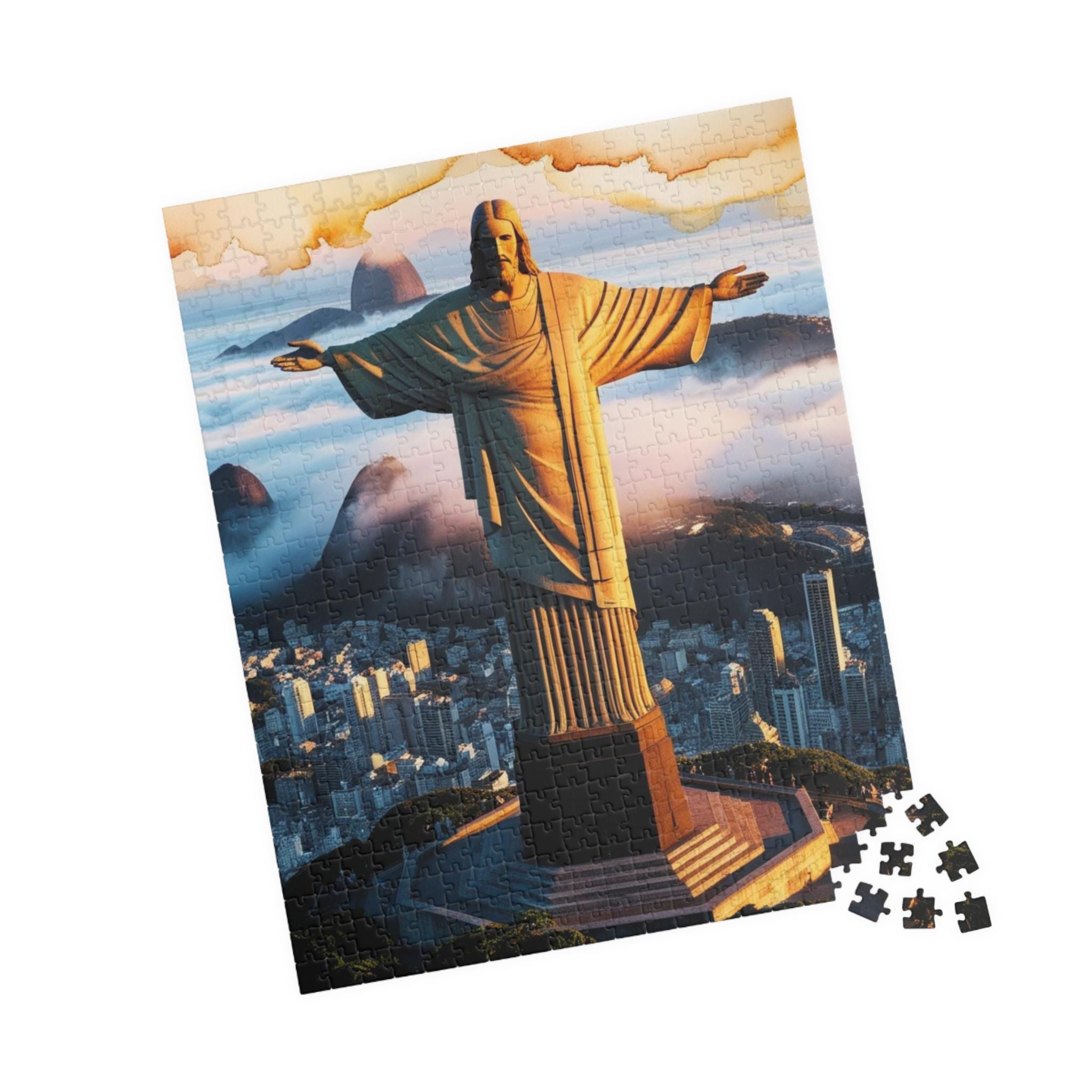 Christ the Redeemer Puzzle: Rio De Janeiro Sunrise Tabletop Game