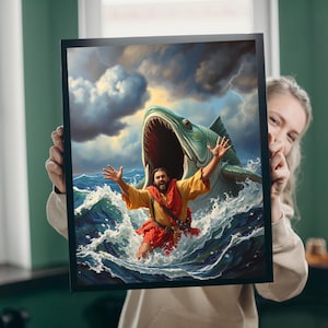 Jonah and the Whale Puzzle: Christian Bible Story Jigsaw