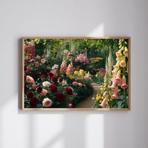Floral Garden Jigsaw Puzzle: Relaxing Nature Scene