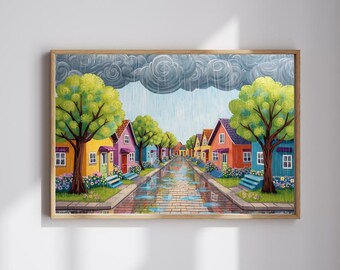 Bloomstreet Spring Jigsaw Puzzle: Family Fun, Vibrant Colors