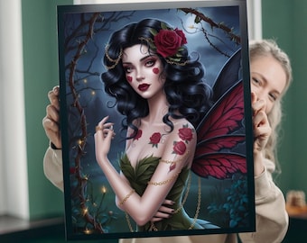 Gothic Fairy Jigsaw Puzzle: Fantasy Art Gift for Adults
