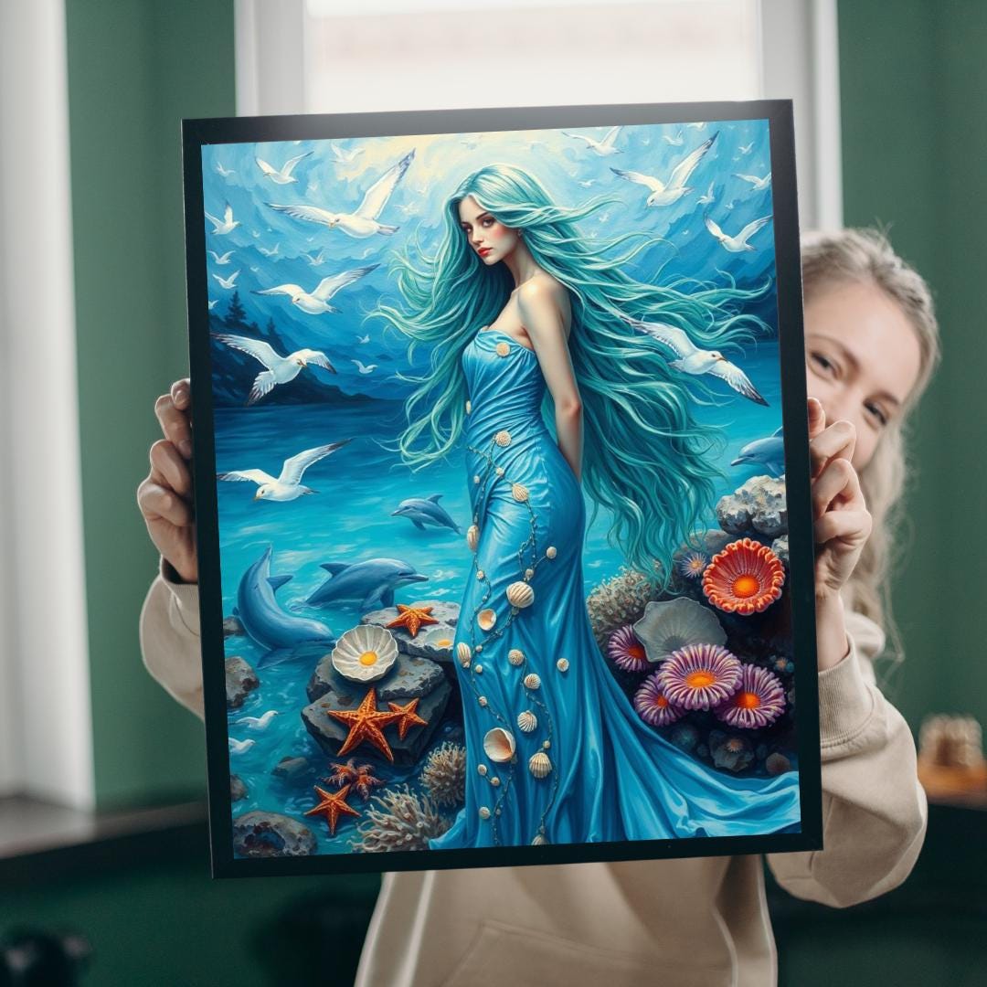 貝殻ファンタジージグソーパズル：海の貴婦人ガーデン - Etsy 日本