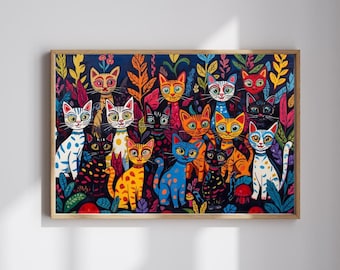 Kitten Kingdom Jigsaw Puzzle: Cat Lover's Family Game Night