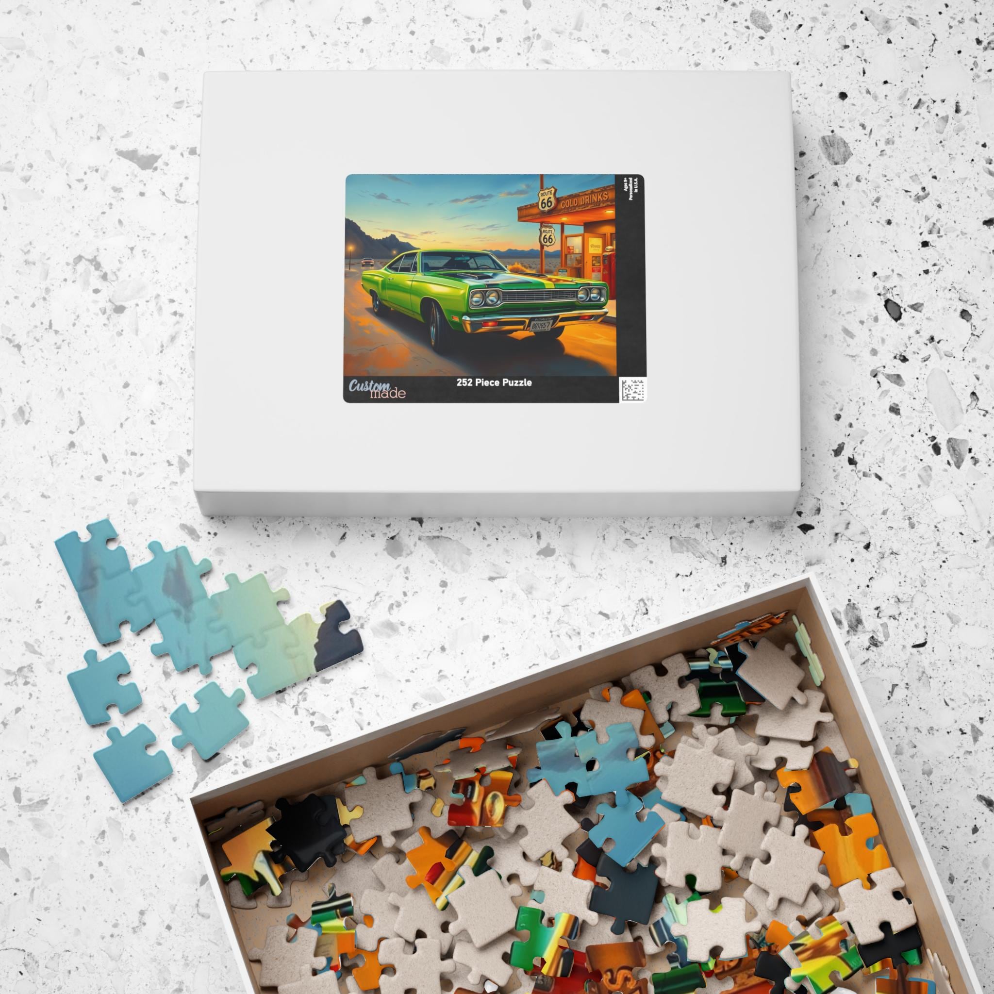 ヴィンテージルート66カージグソーパズル：1969年ロードランナーの