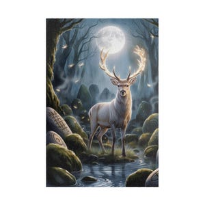 Majestueuze hert-puzzel: grillig hert, uitdagend! afbeelding 6