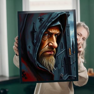 Mystical Wizard Puzzle: Enigmatic Fantasy Art, Brain Teaser