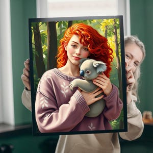 Koala Jigsaw Puzzle, Nature Wildlife Animal Theme Puzzle for Adults and Kids, Family Game Night Solo Fun, Gift for Friend, Relaxing Activity