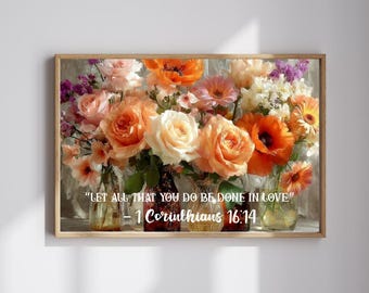 Rompecabezas de Grace in Bloom: Decoración floral con escrituras