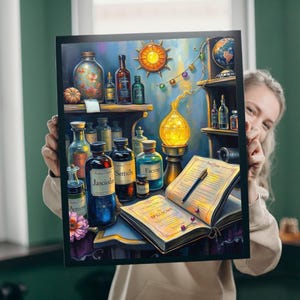 Enchanting Potion Store Jigsaw Puzzle: Fantasy Art, Family Activity