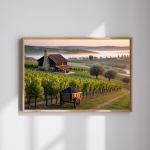 Grape Vineyard Jigsaw Puzzle: Relaxing Family Game Night