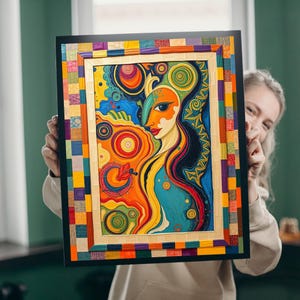 Abstract Jigsaw Puzzle: Colorful Artwork for Game Night