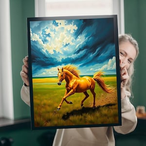 Majestic Running Horse Jigsaw Puzzle: Family Game Night