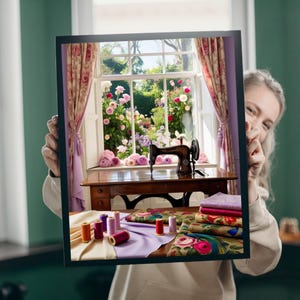 Floral Cottage Puzzle: Ruhige Vintage Szene (110-1014 Teile)