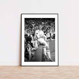 Cristiano Ronalo, Schwarzweiße Wandkunst, Vintage Wandkunst, Fotodrucke, Fußball Poster, Sport Poster, Fußball Geschenk