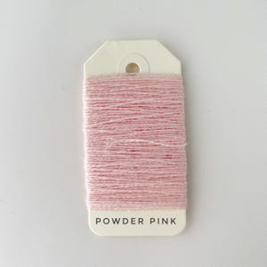 2 Ply Cashmere Yarn for Mending: Eco-Friendly Italy Darn Fiber Powder pink