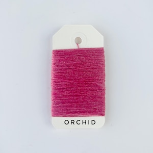 2 Ply Cashmere Yarn for Mending: Eco-Friendly Italy Darn Fiber Orchid