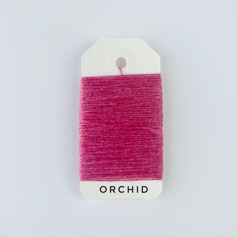2 Ply Cashmere Yarn for Mending: Eco-Friendly Italy Darn Fiber Orchid