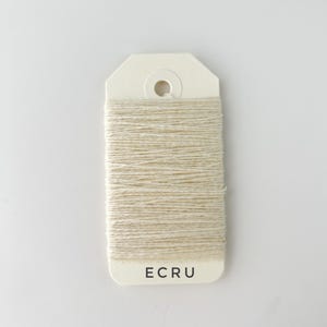 2 Ply Cashmere Yarn for Mending: Eco-Friendly Italy Darn Fiber Ecru