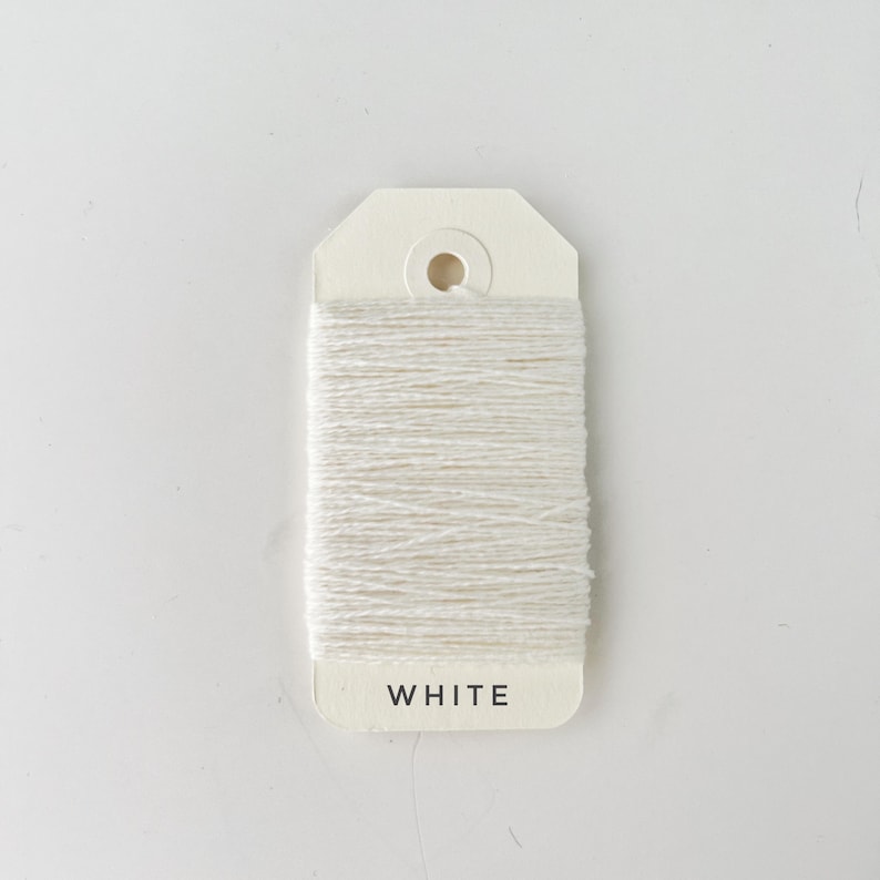 2 Ply Cashmere Yarn for Mending: Eco-Friendly Italy Darn Fiber White