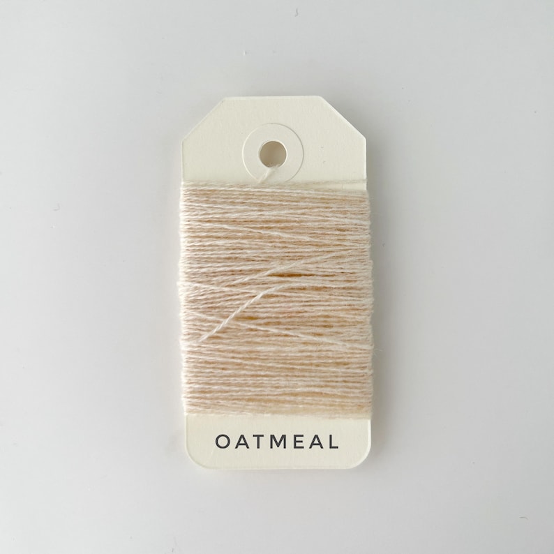 2 Ply Cashmere Yarn for Mending: Eco-Friendly Italy Darn Fiber Oatmeal