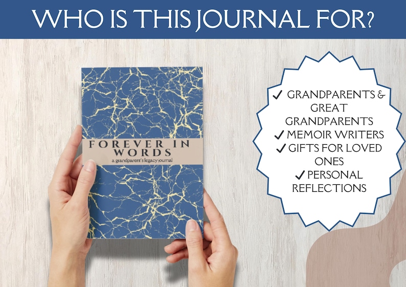 Grandparent’s Legacy Journal | Printable Memory Book | Guided Prompts ...