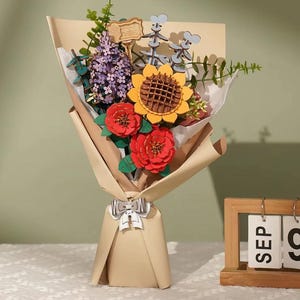 DIY Wooden Flower Bouquet – Handcrafted 3D Puzzle Gift