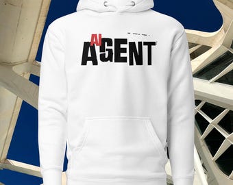 AI Agent-hoodie: uniseks tech-liefhebber