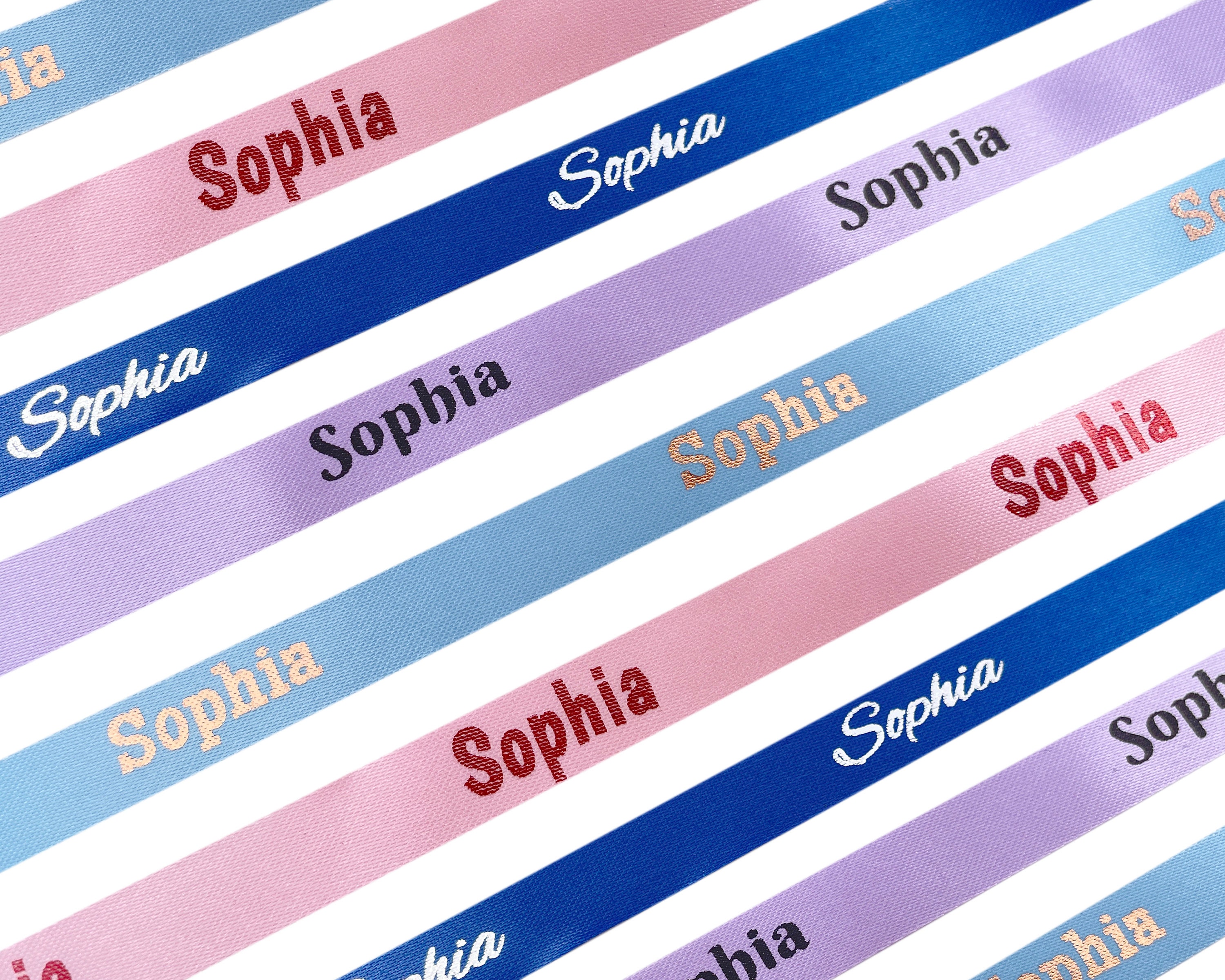 3/8 Inch Personalized Ribbon Custom Printed Name Ribbon for | Etsy