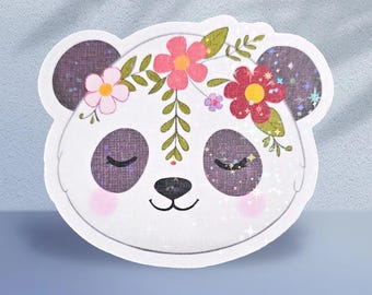 Naklejka Kwiatowa Panda