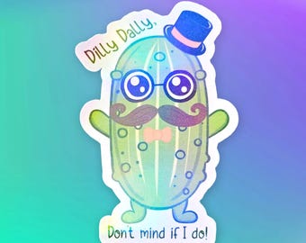 Naklejka Dilly Dally Pickle