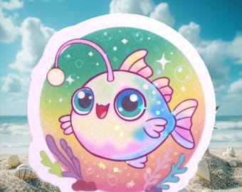 Holograficzna naklejka z żabnicą – Bulby Vinyl Decal
