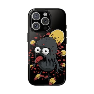 Funny Cartoon Phone Case: Quirky Gift for Teens, Impact-Resistant