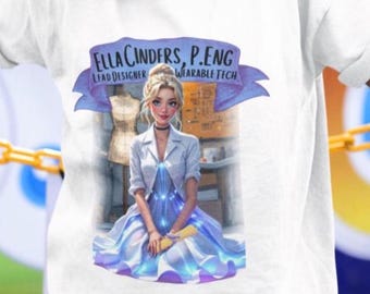 Princess shirt not Cinderella disney princess STEM t-shirt empowering girls tshirt engineer fashion tech girly tee modern disney reimagined