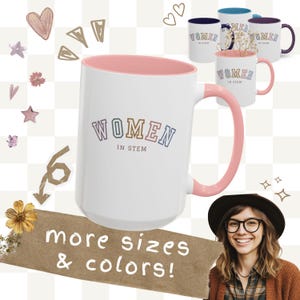 Engineering Gifts for Women in STEM Mug graduation gifts for Female Scientist present for steminist coffee cup student grad present for phd