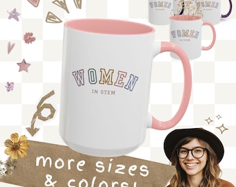 Engineering Gifts for Women in STEM Mug graduation gifts for Female Scientist present for steminist coffee cup student grad present for phd