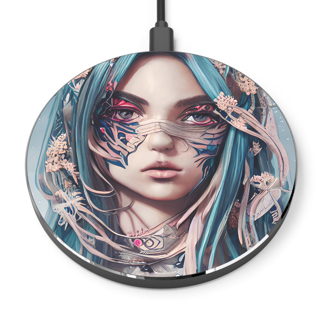 Anime Wireless Charger Kawaii Phone Charger Iphone Charger Etsy