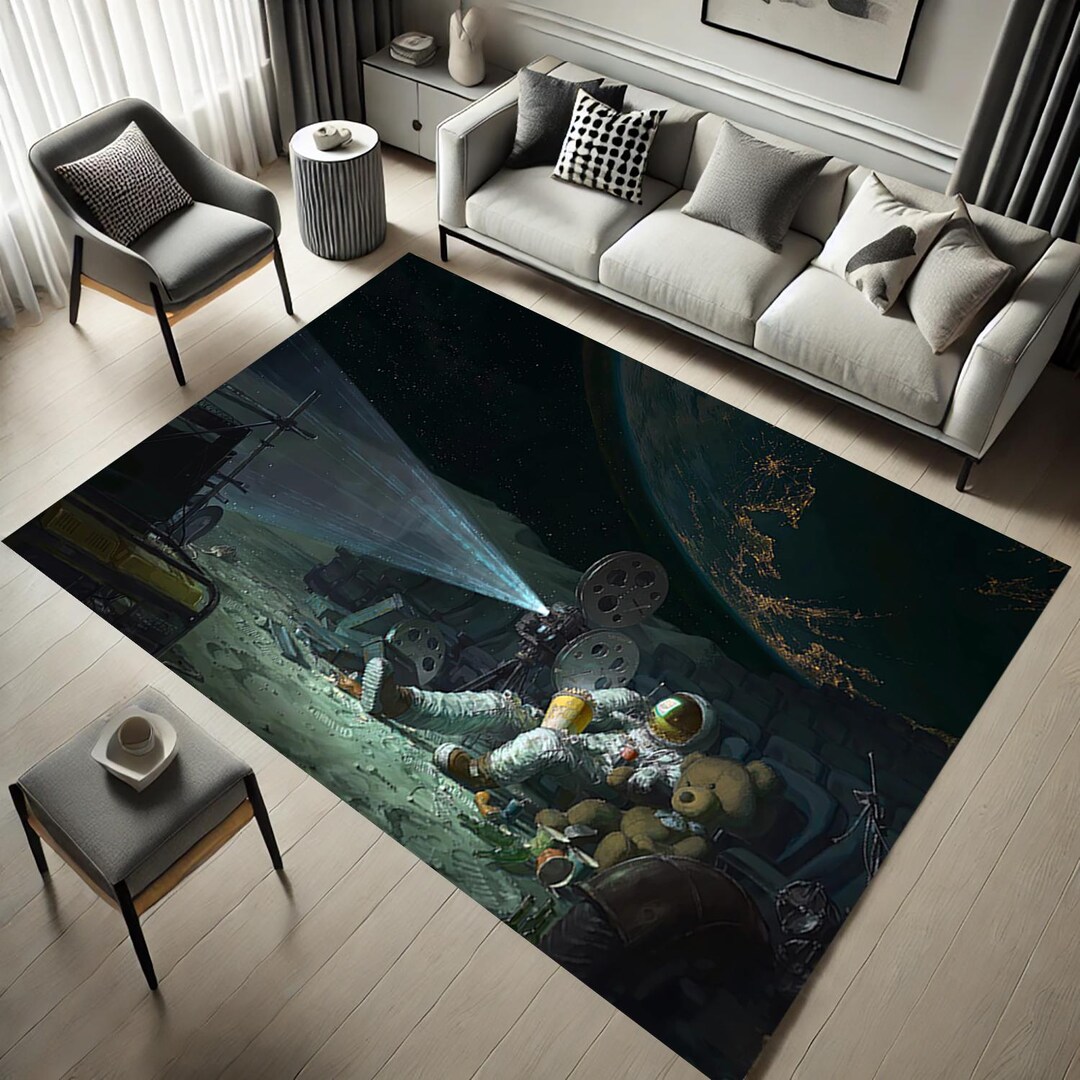 Space, Astronaut, Mars, Watching Movies, Projection, Pattern, Art, Home ...