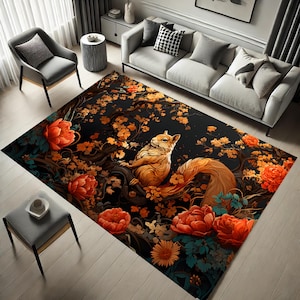Birthday Gift,  Design Rug Custom Rug, Personal, Rug,Animal Rug,Patterned Rug,Area Rug,Home Design, Home Decoration,Squirrel, Squirrel Print