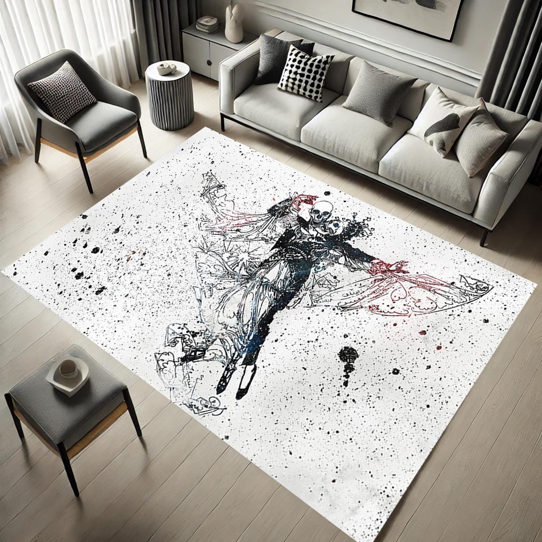 Dancing Couple Rug: Modern Bride and Groom Design - Etsy