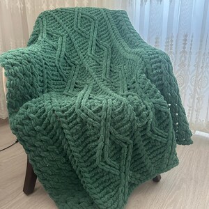 Knitted Blanket Pattern PDF: Intermediate DIY Throw (Digital Download)
